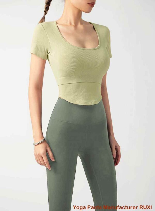 pantalones cortos de gimnasio fruncidos Ruxi ec1744