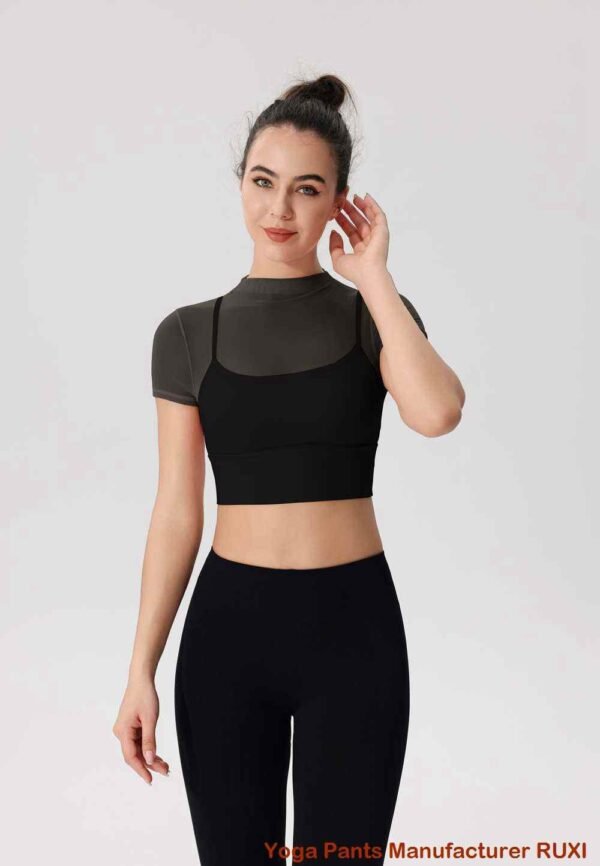 Leggings de tiro alto y corte acampanado Ruxi ec925