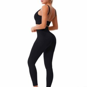 Leggings negros con bolsillos para mujer Ruxi ec325
