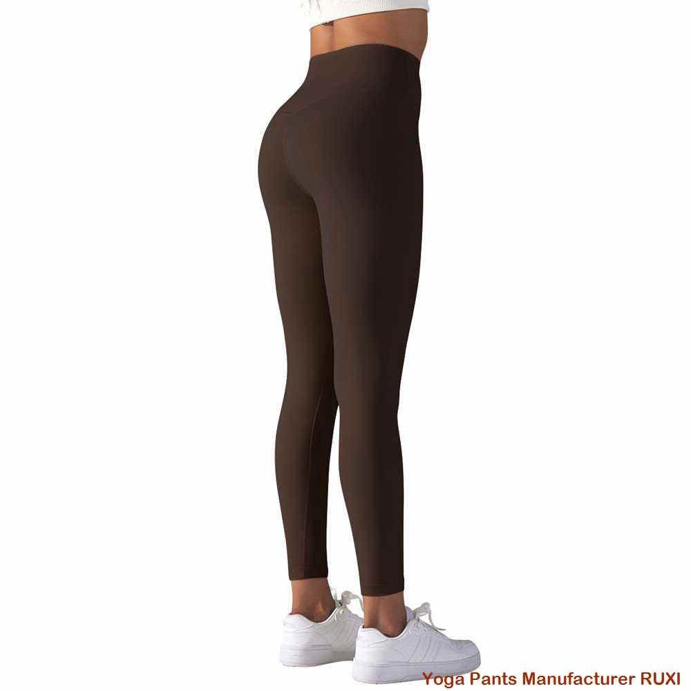 Pantalones de yoga con corte acampanado alto para mujer