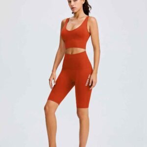 Leggings capri de talla grande con bolsillos Ruxi ec301