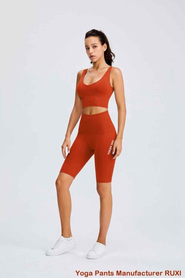 Leggings capri de talla grande con bolsillos Ruxi ec301