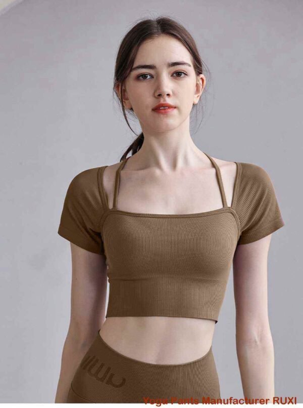 Tops largos de entrenamiento de talla grande Ruxi ec847