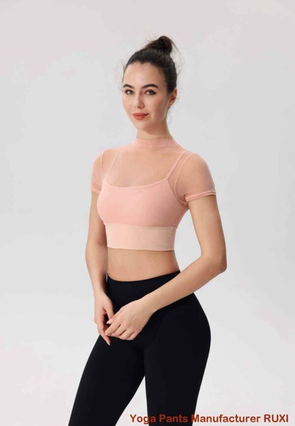 tops de entrenamiento fruncidos Ruxi ec842