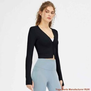 pantalones cortos negros para correr Ruxi ec1662