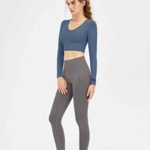 Leggings acampanados azul marino elegantes y cómodos Ruxi