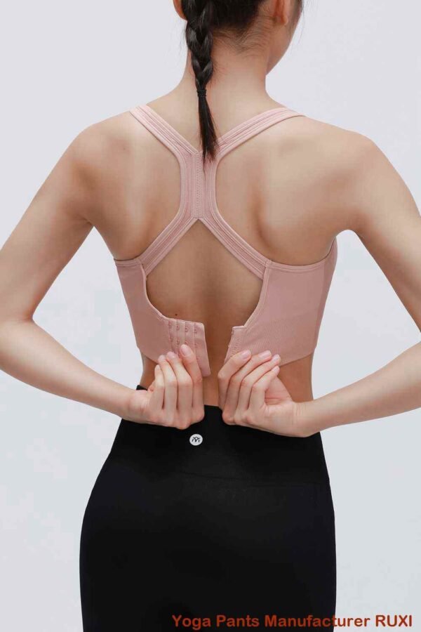 Sujetador deportivo plateado para mujeres activas Ruxi