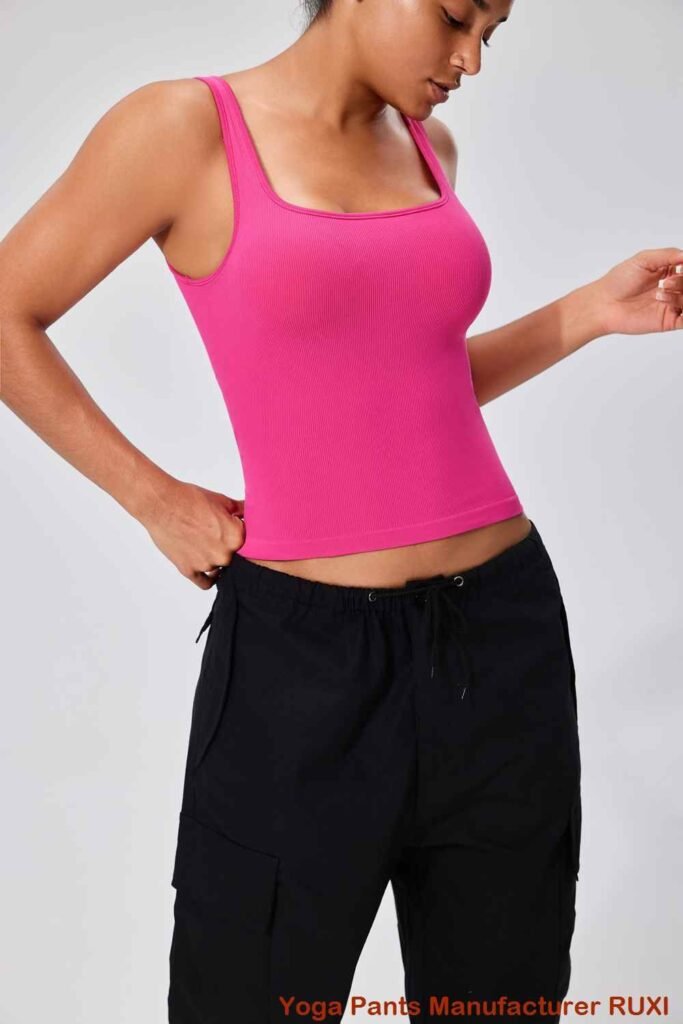Pantalones cortos deportivos negros para mujer Ruxi ec3084