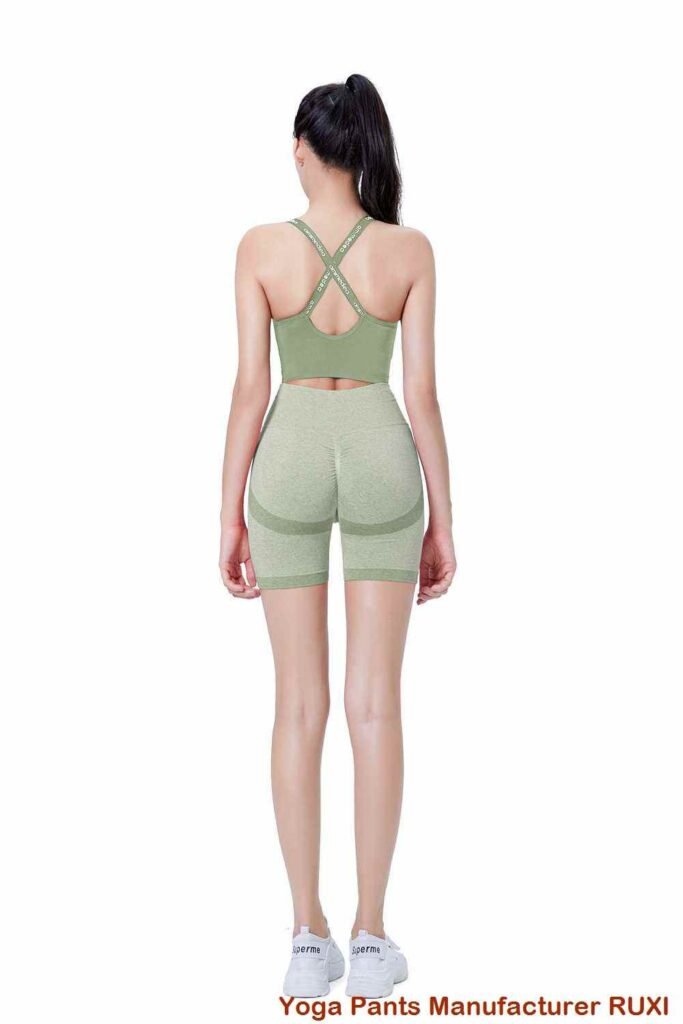 Pantalones cortos de compresión de yoga para hombre Ruxi