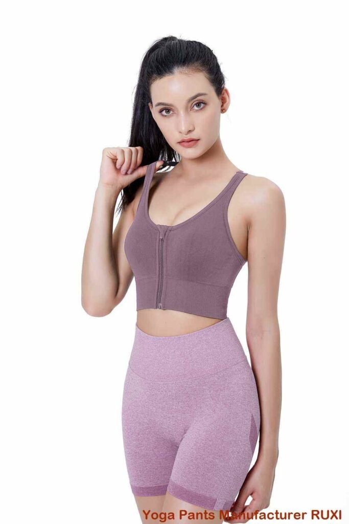 pantalones cortos deportivos de color rosa claro Ruxi