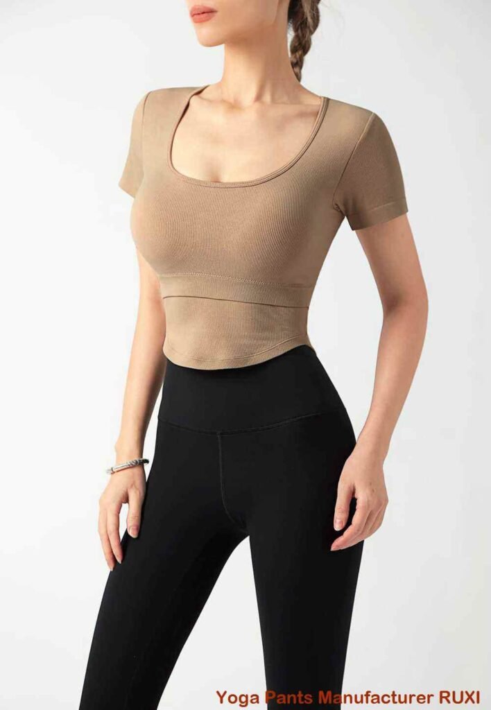 pantalones cortos deportivos de cintura alta Ruxi ec2649