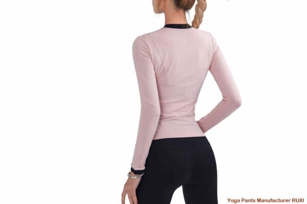 Pantalones de yoga negros de pierna recta Ruxi ec856