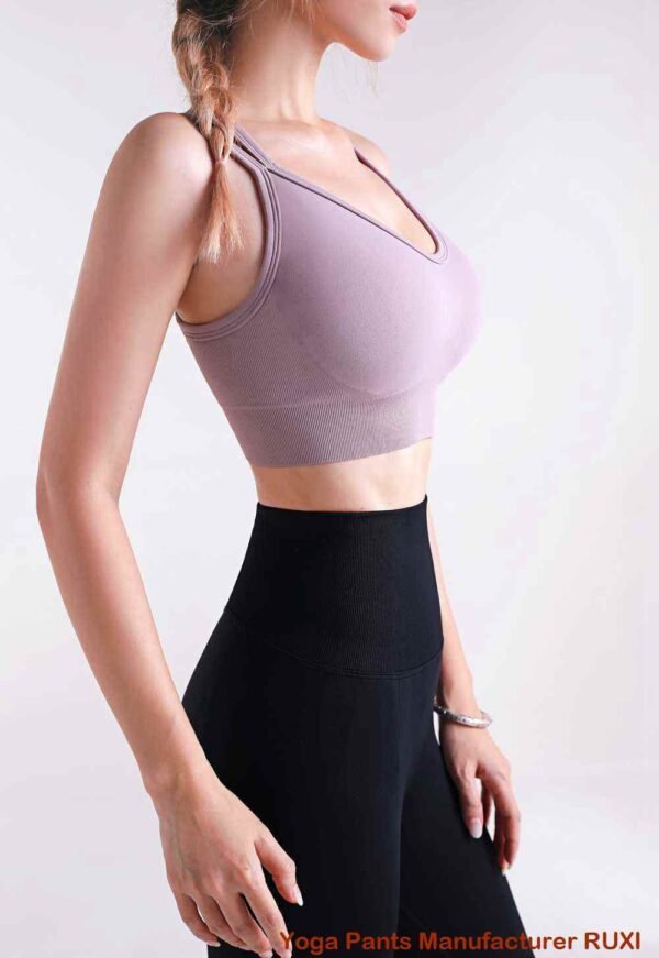 Chaleco de yoga blanco cómodo y transpirable Ruxi ec3110