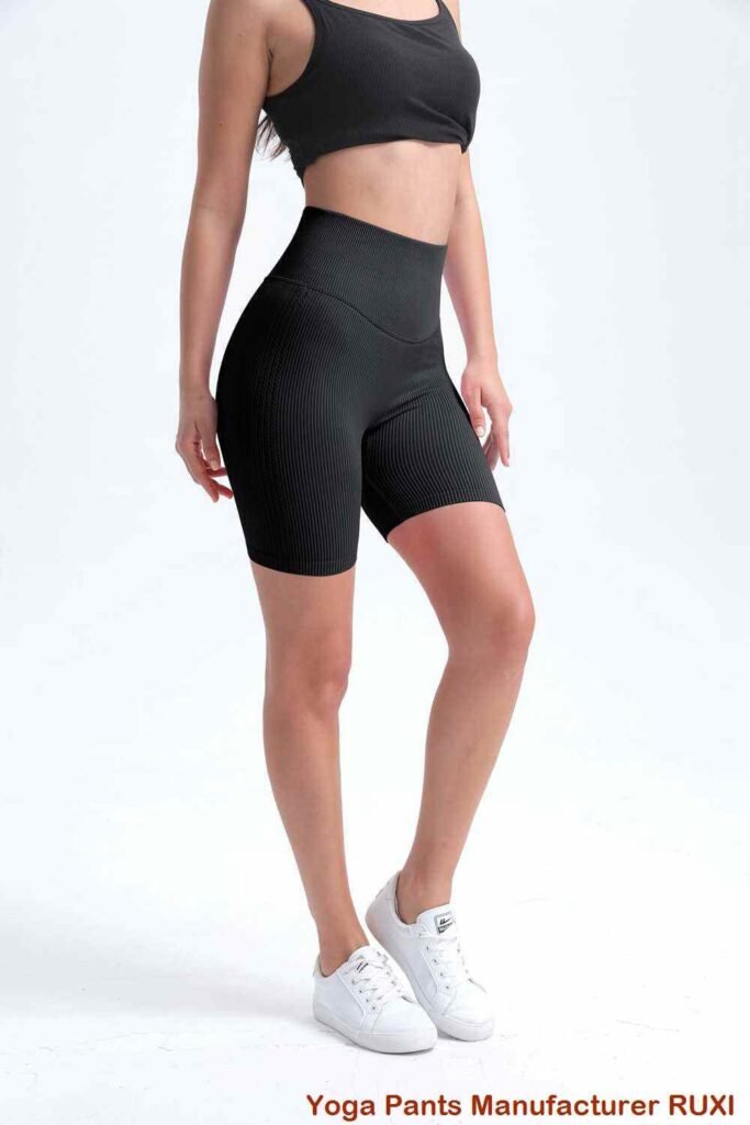 pantalones cortos de yoga de malla Ruxi ec3494