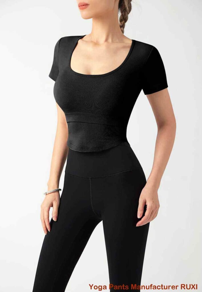 pantalones cortos deportivos de talle medio Ruxi ec3023