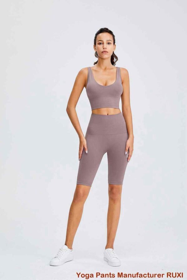 Leggings acampanados de color rosa intenso para mujer Ruxi