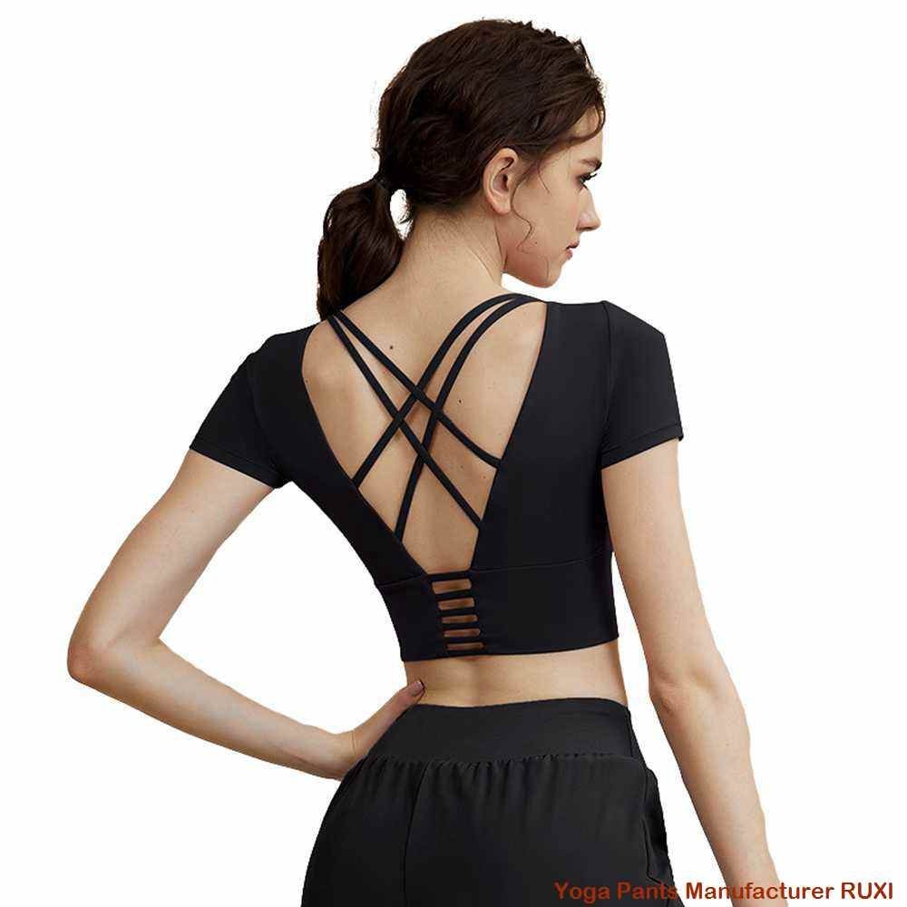 Pantalones cortos para correr de color verde neón Ruxi
